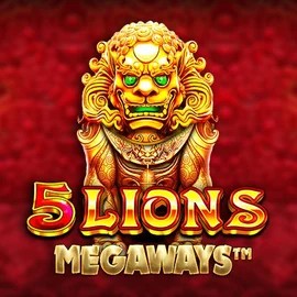 5 Lions Megaways by Pragmatic Play, showcased at hillocasinosuomi.com – game logo
