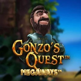 Gonzo's Quest Megaways logo – Slots by Red Tiger Gaming at hillo casino